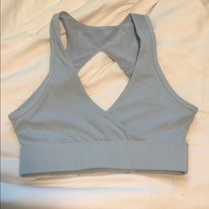 Nikki B blackketter dusk blue sports bra